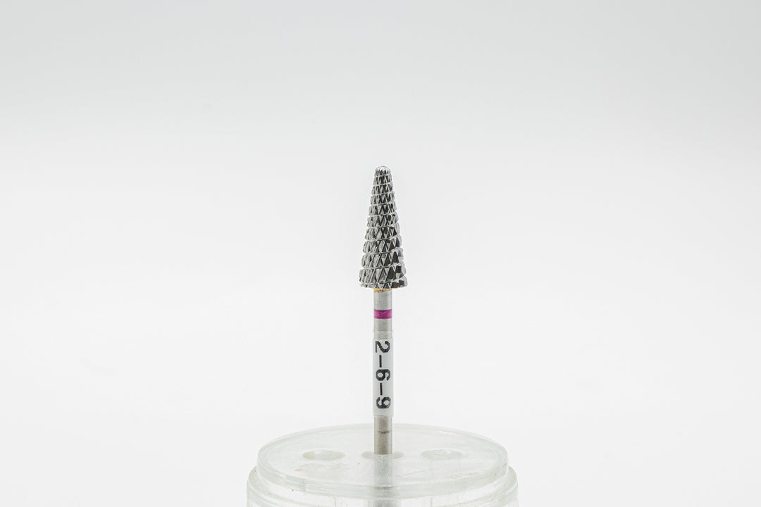 Tungsten Carbide Nail Drill Bit 2-6-9, coarse; head size 6x15.5mm