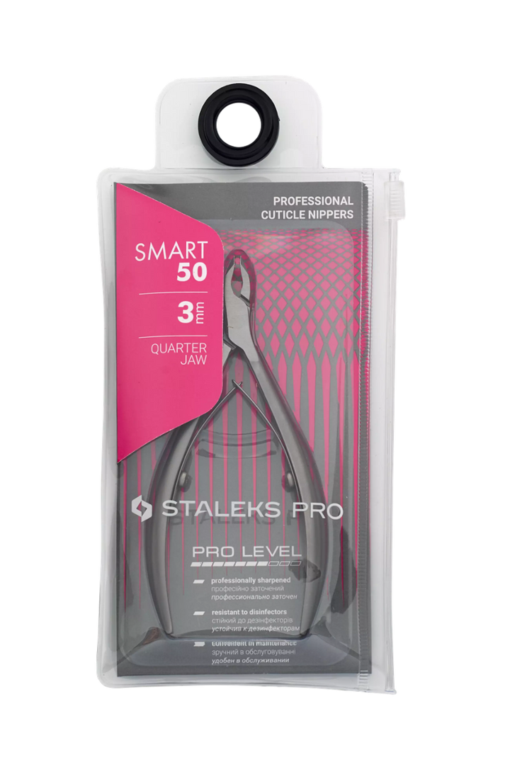 Staleks Pince à cuticules Smart 50 - Mâchoire 3 mm