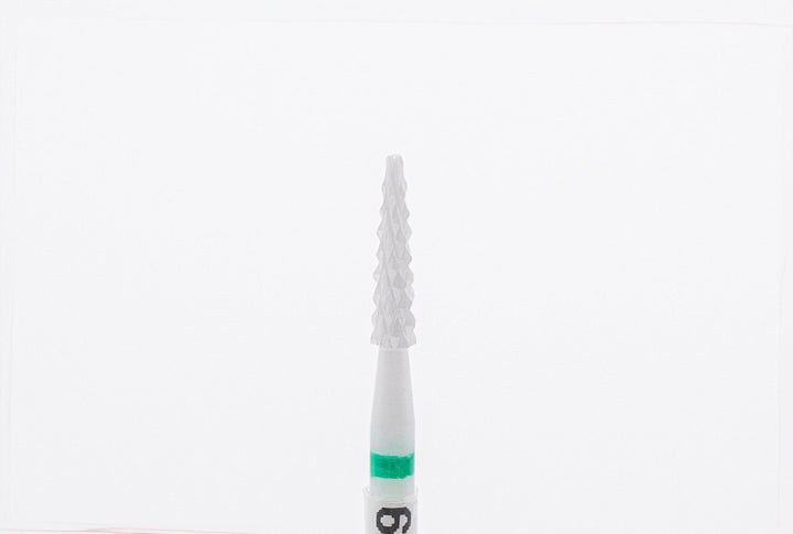 Ceramic Nail Drill Bit Coarse, model 6 - 4 - 8, head 2.2*9.5mm, 3/32" shank | for Acrylic Gel Nails | E - file Manicure Pedicure - U - tools - U - tools
