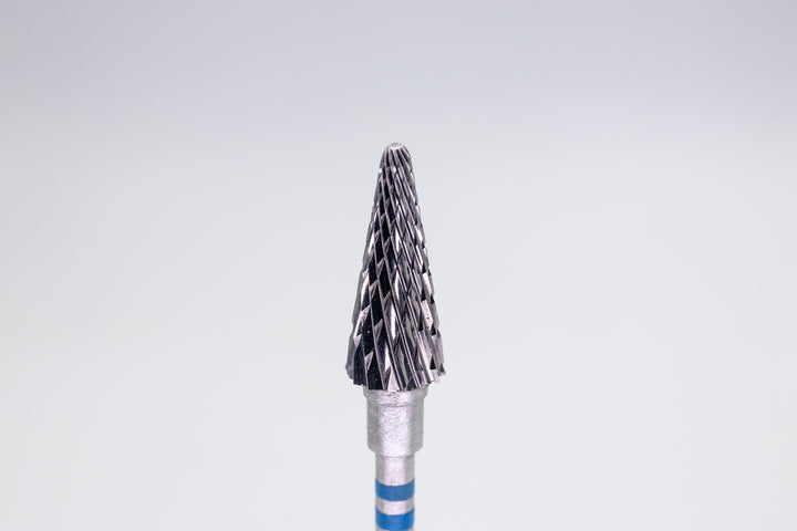 Left-Handed Tungsten Carbide Nail Drill Bit L11-3-9 – Rounded Cone Medium ; head size 6x14mm