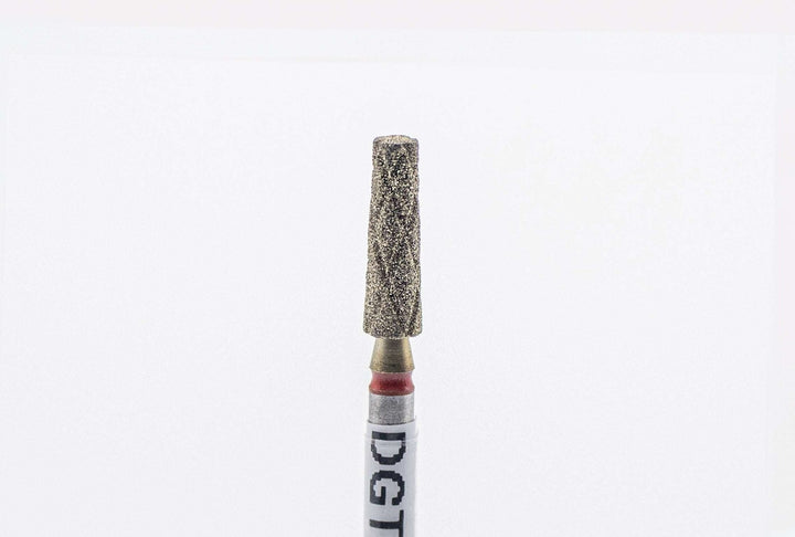 Coated Diamond Cool Groove Nail Drill Bit  DGTZ-3.1, shape half-cone, size 3.1x10 mm