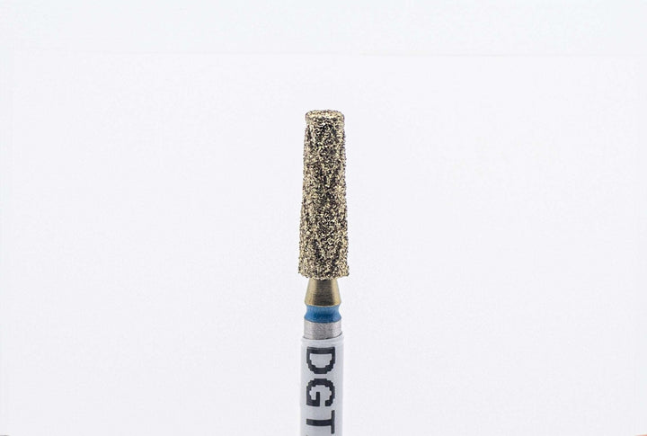 Coated Diamond Cool Groove Nail Drill Bit  DGTZ-3.1, shape half-cone, size 3.1x10 mm