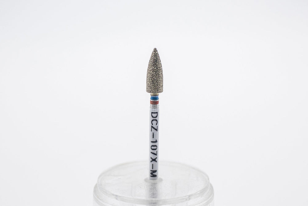 Coated Diamond Nail Drill Bit DCZ - 107F - M, shape bullet, head size 4.5x12mm - U - tools - U - tools
