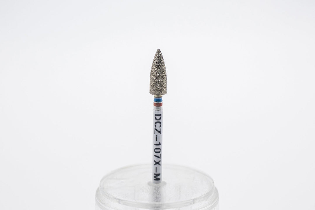 Coated Diamond Nail Drill Bit DCZ - 107F - M, shape bullet, head size 4.5x12mm - U - tools - U - tools