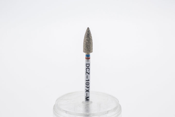 Coated Diamond Nail Drill Bit DCZ - 107F - M, shape bullet, head size 4.5x12mm - U - tools - U - tools