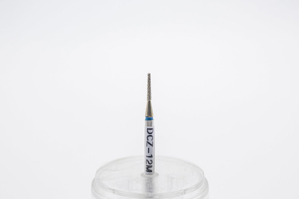 Coated Diamond Nail Drill Bit DCZ - 12, shape Cone Rounded, head size 1.2x8mm - U - tools - U - tools