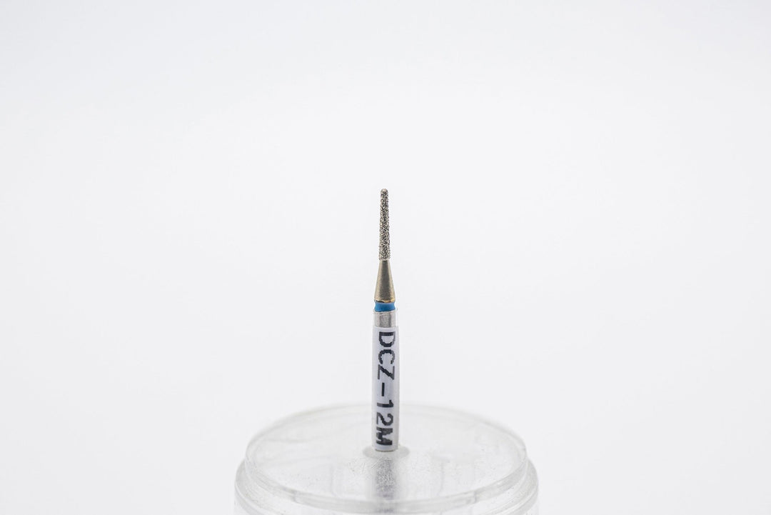 Coated Diamond Nail Drill Bit DCZ - 12, shape Cone Rounded, head size 1.2x8mm - U - tools - U - tools