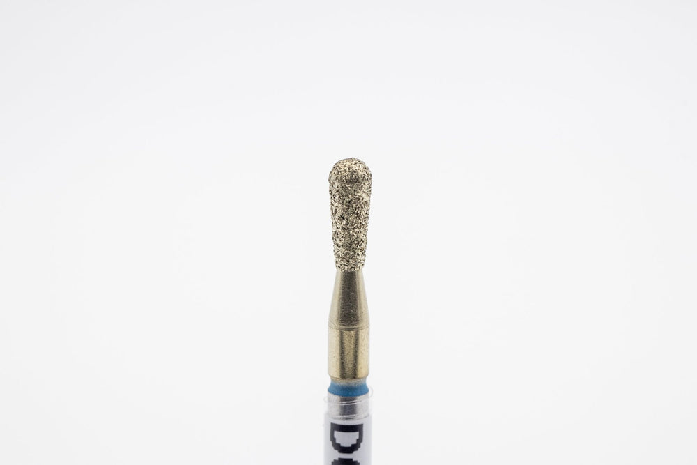 Coated Diamond Nail Drill Bit DCZ - 87, shape pear, head size 2.3x6 mm - U - tools - U - tools