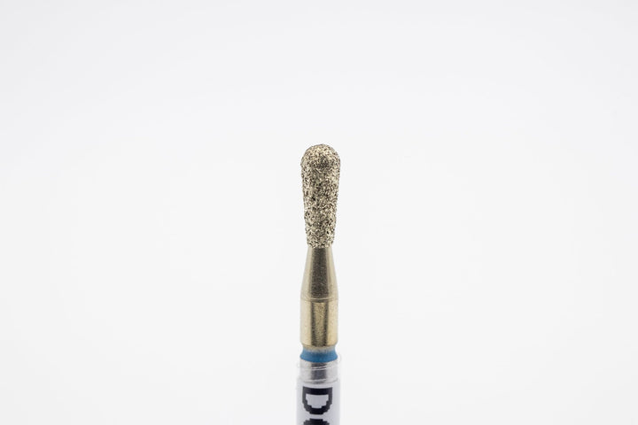 Coated Diamond Nail Drill Bit DCZ - 87, shape pear, head size 2.3x6 mm - U - tools - U - tools