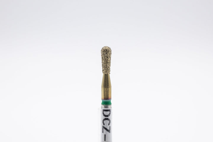 Coated Diamond Nail Drill Bit DCZ - 87, shape pear, head size 2.3x6 mm - U - tools - U - tools