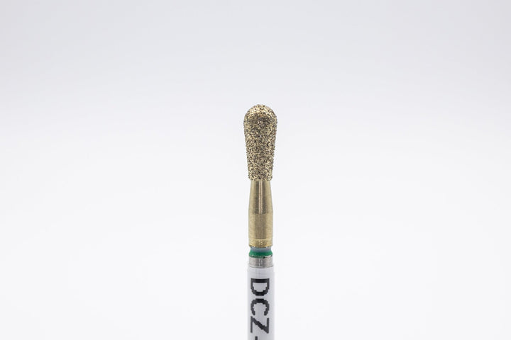 Coated Diamond Nail Drill Bit DCZ - 88, shape pear, head size 3.1x7 mm - U - tools - U - tools