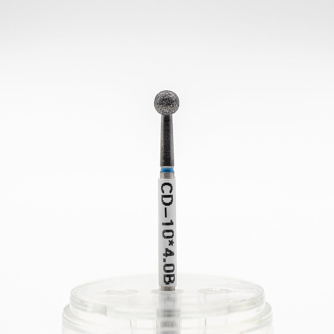 Coated Diamond Nail Drill Bits DCD - 10*4.0, shape ball, head size 4.0x3.8mm - U - tools - U - tools