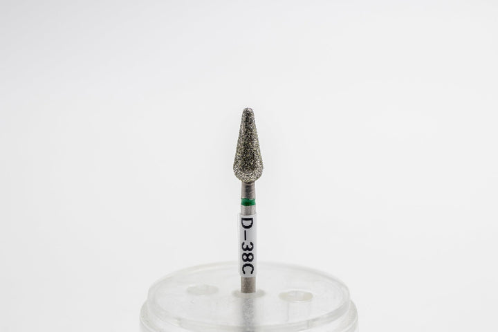 Coated Diamond Nail Drill Bits DCD - 38, shape Candle, head size 4.5x11.0 mm - U - tools - U - tools
