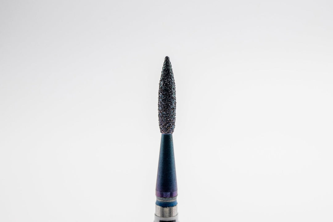 Coated Diamond Nail Drill Bits DCK - 117, shape Pointed Flame, head size 1.8x8.0 mm - U - tools - U - tools