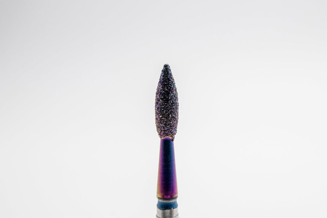 Coated Diamond Nail Drill Bits DCK - 120, shape Pointed Flame, head size 2.5x8.0 mm - U - tools - U - tools