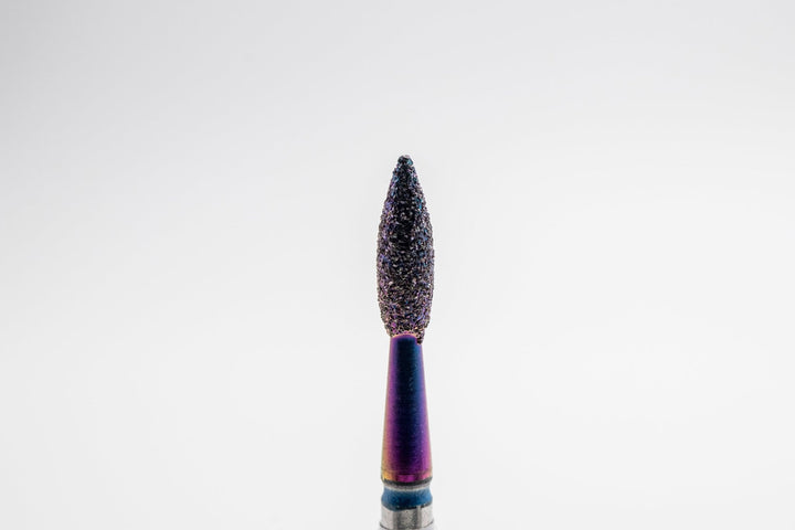 Coated Diamond Nail Drill Bits DCK - 120, shape Pointed Flame, head size 2.5x8.0 mm - U - tools - U - tools