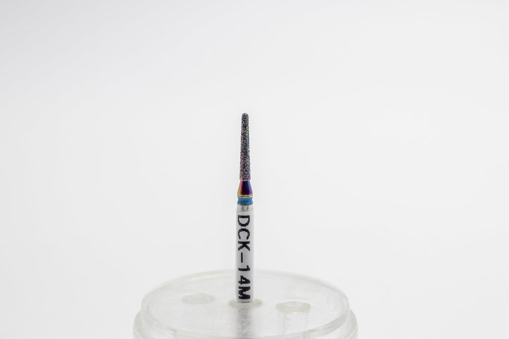Coated Diamond Nail Drill Bits DCK - 14, shape Cone Rounded, head size 1.6x10mm - U - tools - U - tools