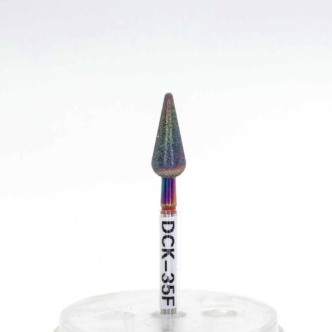 Coated Diamond Nail Drill Bits DCK - 35, shape Candle, head size 5x11.0 mms - U - tools - U - tools