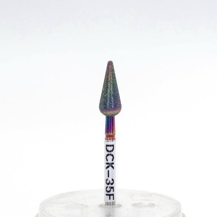 Coated Diamond Nail Drill Bits DCK - 35, shape Candle, head size 5x11.0 mms - U - tools - U - tools
