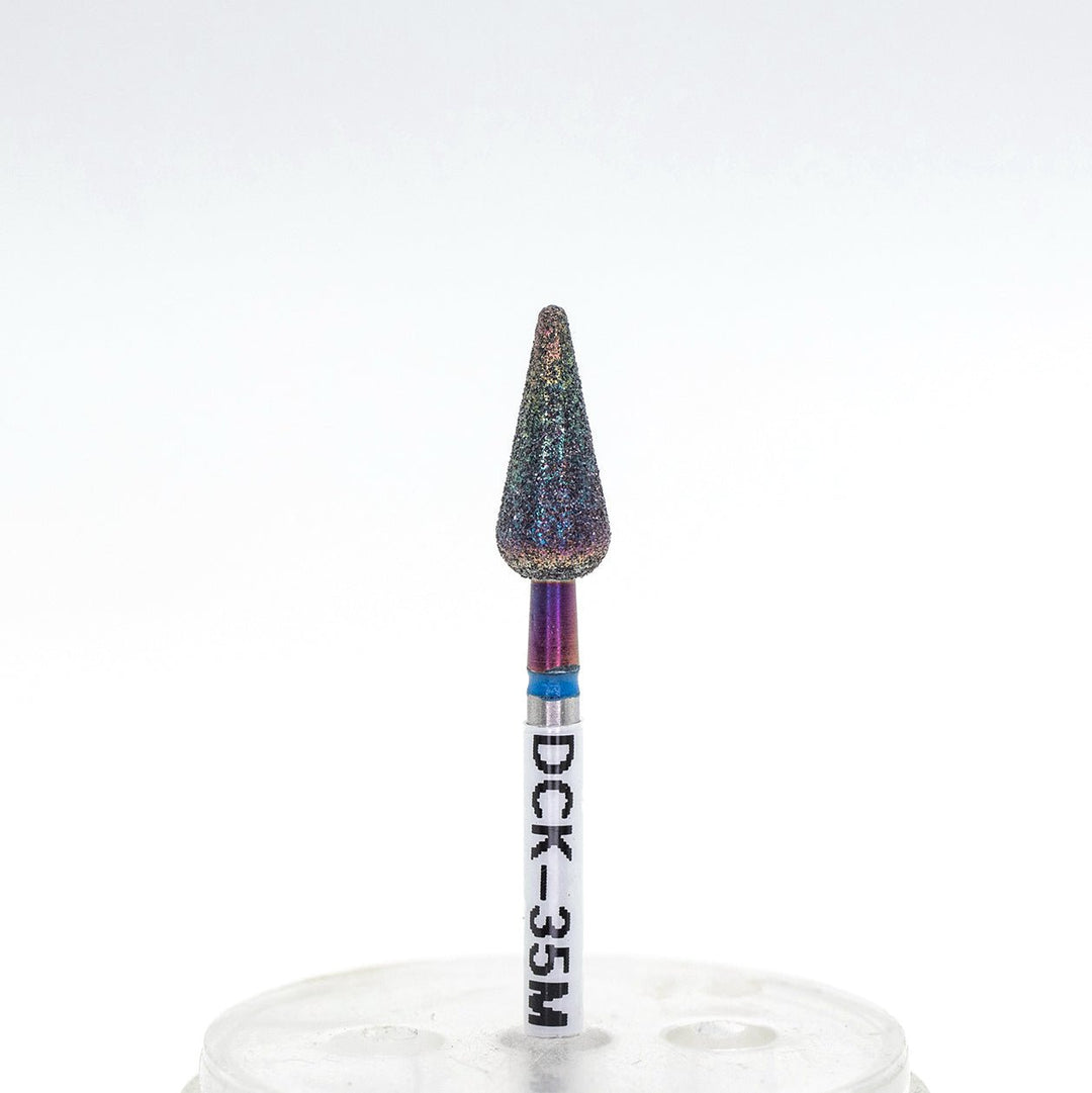 Coated Diamond Nail Drill Bits DCK - 35, shape Candle, head size 5x11.0 mms - U - tools - U - tools