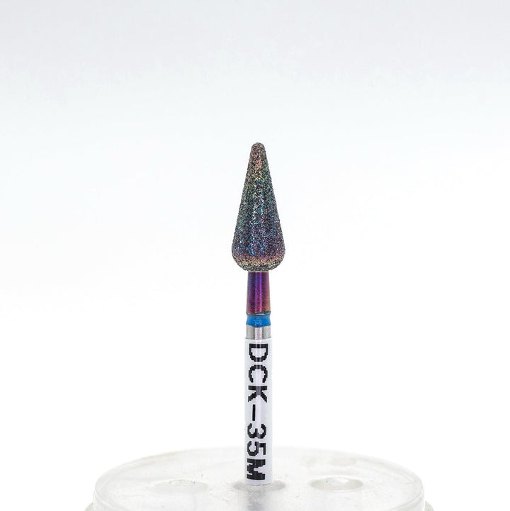 Coated Diamond Nail Drill Bits DCK - 35, shape Candle, head size 5x11.0 mms - U - tools - U - tools