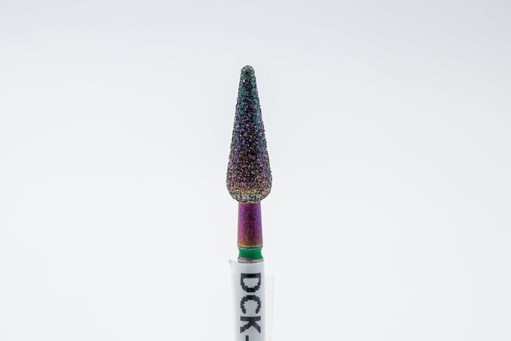 Coated Diamond Nail Drill Bits DCK - 37, shape candle, head size 4x11.5mm - U - tools - U - tools