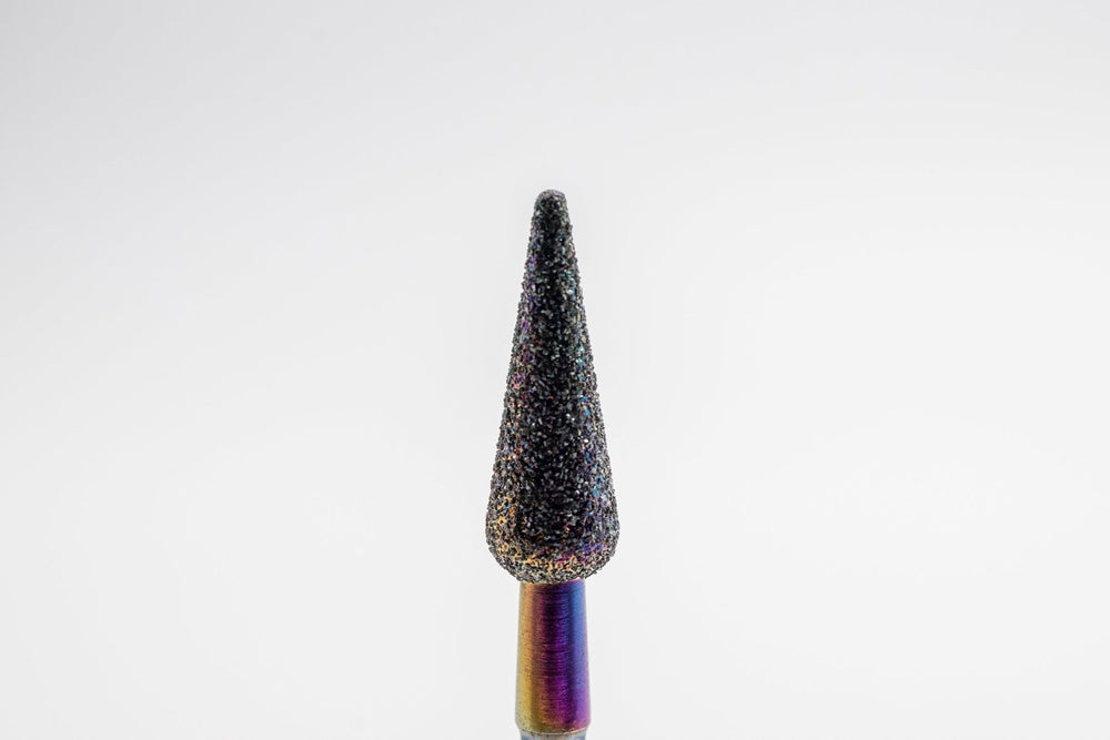 Coated Diamond Nail Drill Bits DCK - 37, shape candle, head size 4x11.5mm - U - tools - U - tools