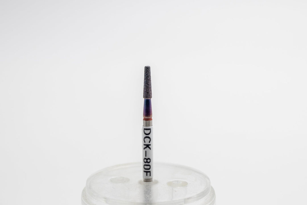 Coated Diamond Nail Drill Bits DCK - 80, shape Barrel Tapered, head size 2.3x8mm - U - tools - U - tools