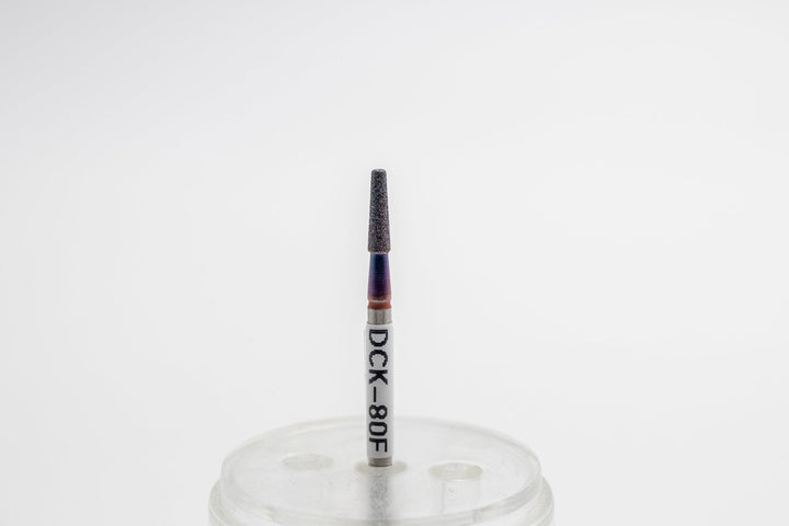 Coated Diamond Nail Drill Bits DCK - 80, shape Barrel Tapered, head size 2.3x8mm - U - tools - U - tools
