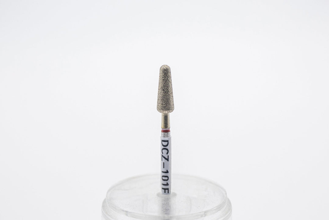 Coated Diamond Nail Drill Bits DCZ - 101, shape corn, size 4.5x12mm - U - tools - U - tools