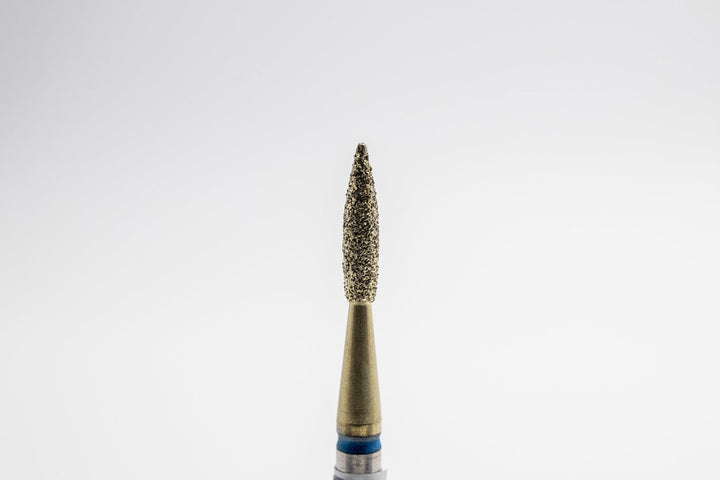 Coated Diamond Nail Drill Bits DCZ - 117, shape Pointed Flame, head size 1.8x8.0 mm - U - tools - U - tools