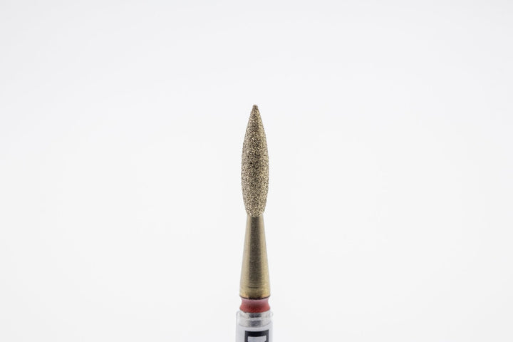 Coated Diamond Nail Drill Bits DCZ - 119, shape Pointed Flame, head size 2.3x8.0 mm - U - tools - U - tools