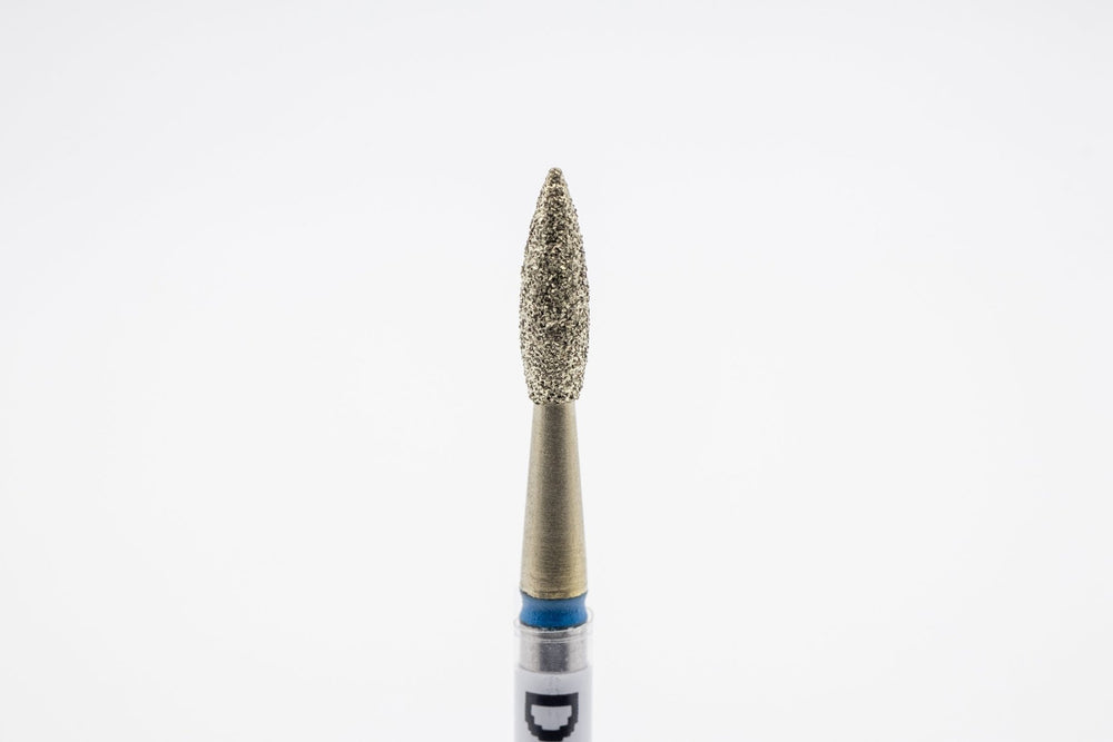 Coated Diamond Nail Drill Bits DCZ - 119, shape Pointed Flame, head size 2.3x8.0 mm - U - tools - U - tools