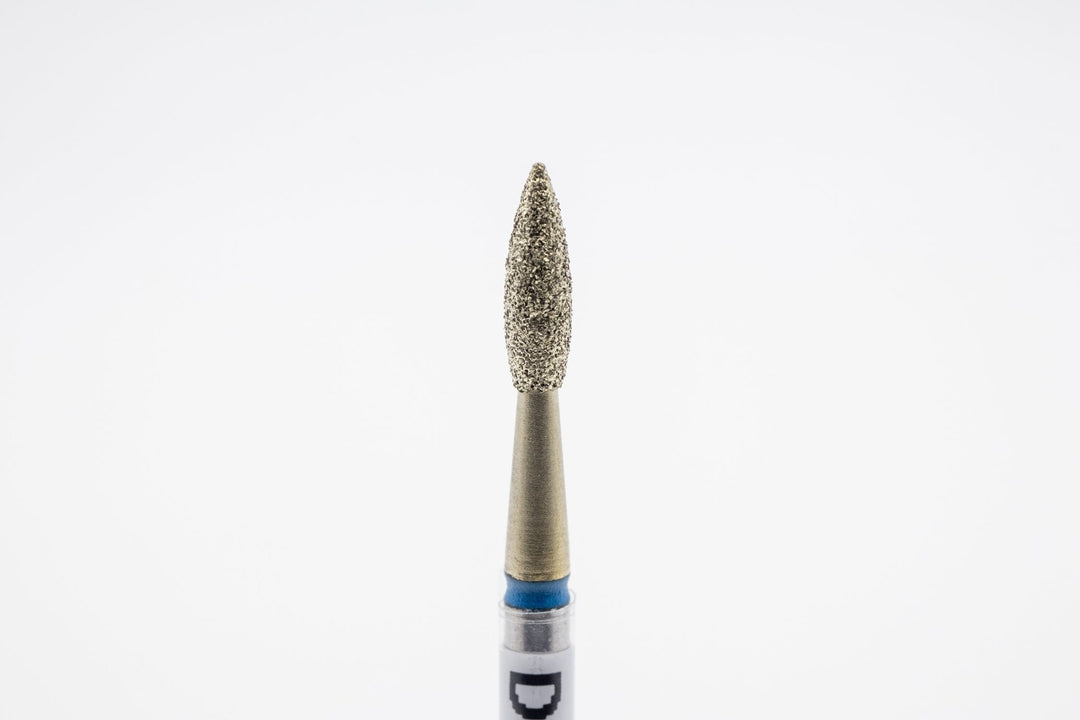 Coated Diamond Nail Drill Bits DCZ - 119, shape Pointed Flame, head size 2.3x8.0 mm - U - tools - U - tools