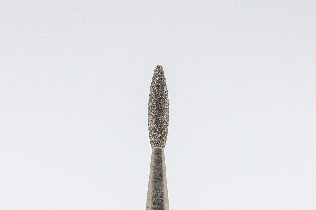 Diamond bits Flame Rounded with special coating  Model DCZ-124, size 2.1x8 | U-tools