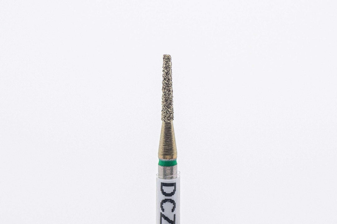 Coated Diamond Nail Drill Bit model DCZ-13, shape Cone Rounded, size 1.4x8mm
