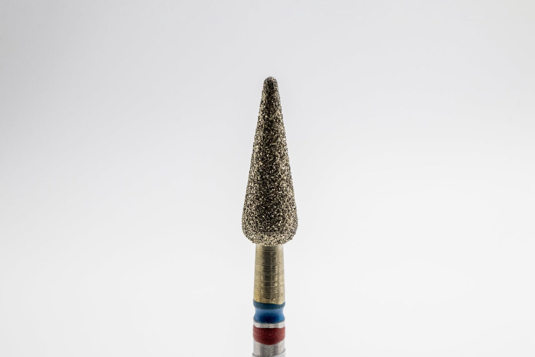 Coated Diamond Nail Drill Bits DCZ - 37 F - M, shape candle, head size 4x11.5mm - U - tools - U - tools