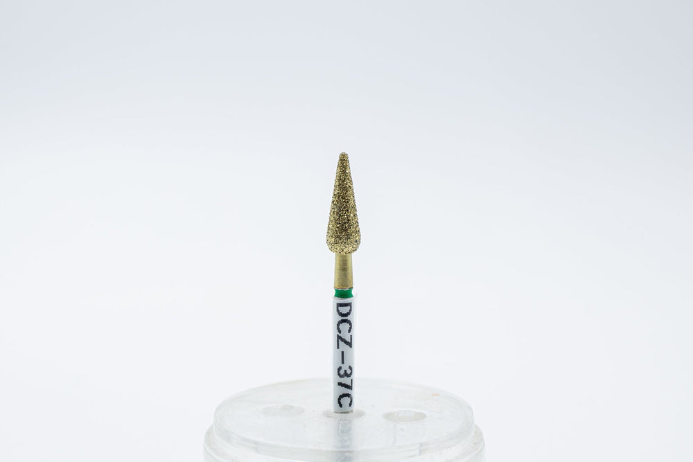 Coated Diamond Nail Drill Bits DCZ - 37, shape candle, head size 4x11.5mm - U - tools - U - tools