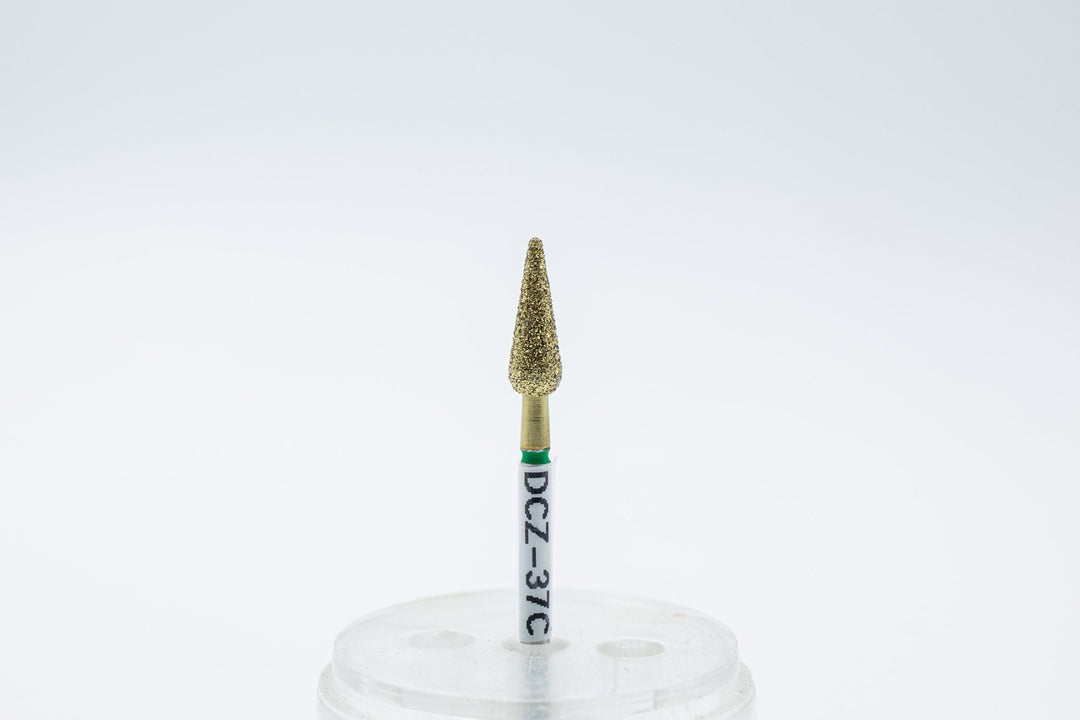Coated Diamond Nail Drill Bits DCZ - 37, shape candle, head size 4x11.5mm - U - tools - U - tools