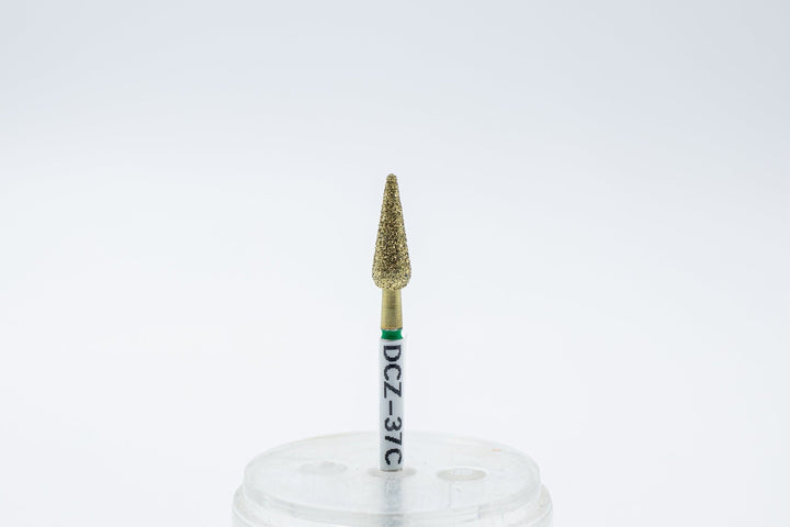 Coated Diamond Nail Drill Bits DCZ - 37, shape candle, head size 4x11.5mm - U - tools - U - tools