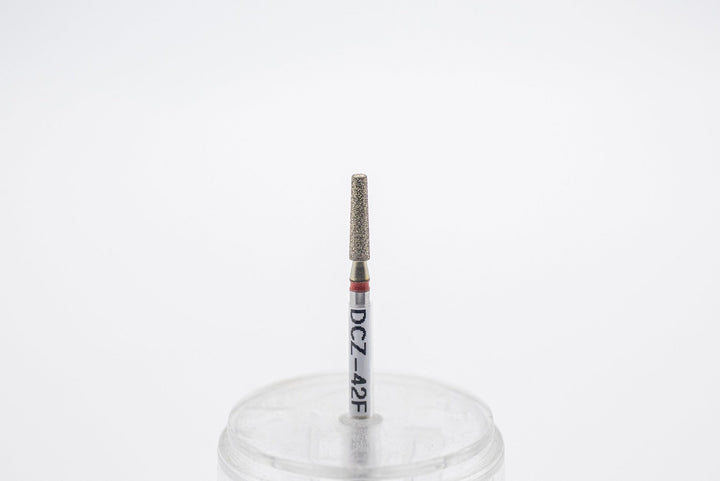 Coated Diamond Nail Drill Bits DCZ - 42, shape Barrel Tapered, head size 2.5x10 mm - U - tools - U - tools