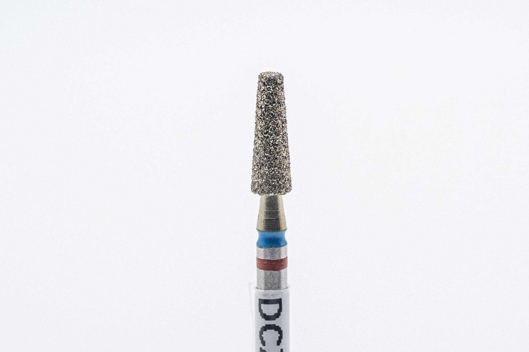 Coated Diamond Nail Drill Bit model DCZ-43, shape half-cone, size 3.1x10 mm