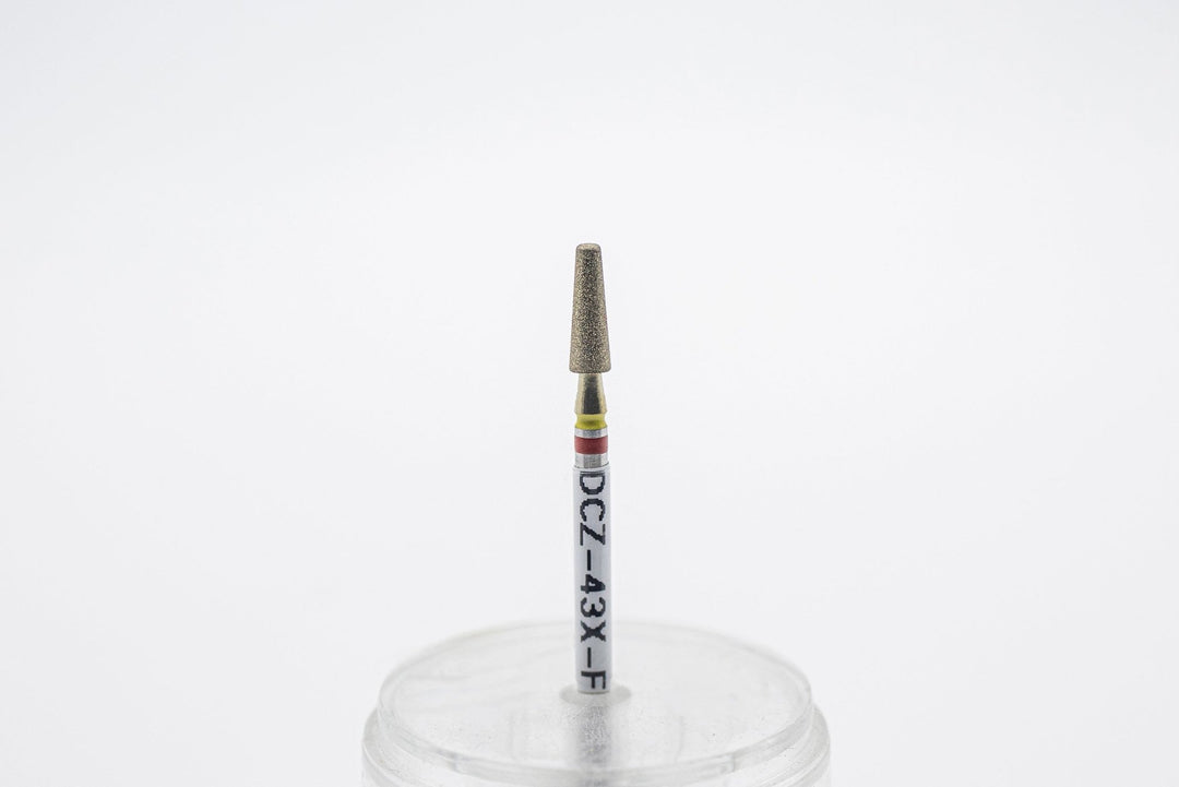 Coated Diamond Nail Drill Bits DCZ - 43, shape Barrel Tapered, head size 3.1x10 mm - U - tools - U - tools