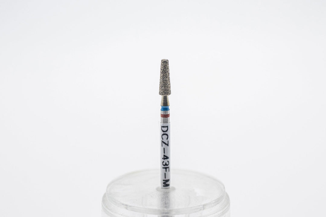 Coated Diamond Nail Drill Bits DCZ - 43, shape Barrel Tapered, head size 3.1x10 mm - U - tools - U - tools