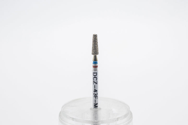 Coated Diamond Nail Drill Bits DCZ - 43, shape Barrel Tapered, head size 3.1x10 mm - U - tools - U - tools