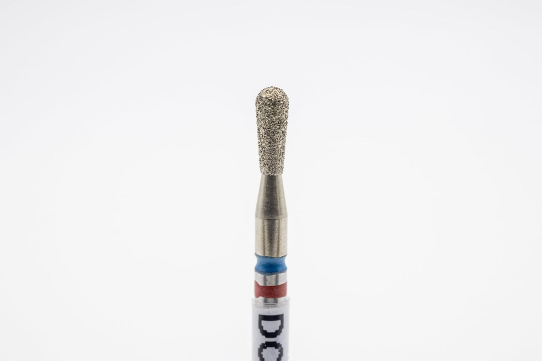 Coated Diamond Nail Drill Bits DCZ - 87 F - M, shape pear, head size 2.3x6mm - U - tools - U - tools