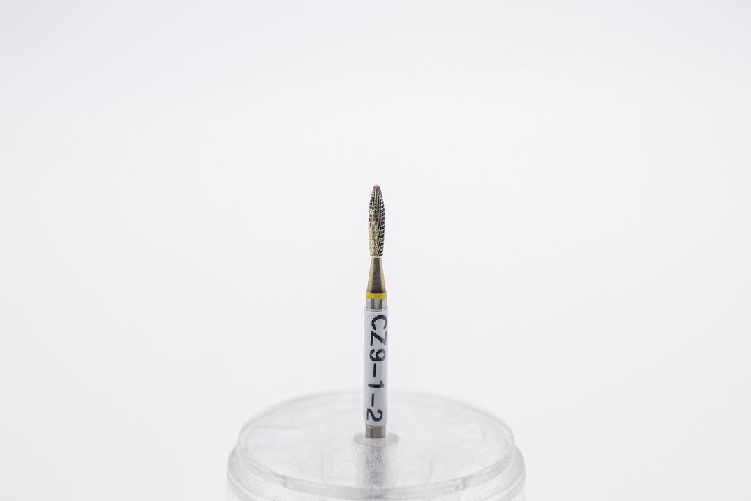 Coated Tungsten Carbide Nail Drill Bit 9 - 1 - 2 Flame, extra fine - U - tools - U - tools