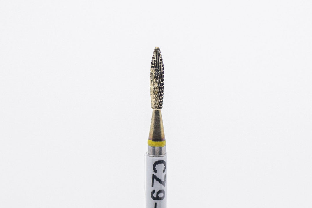 Coated Tungsten Carbide Nail Drill Bit 9 - 1 - 2 Flame, extra fine - U - tools - U - tools