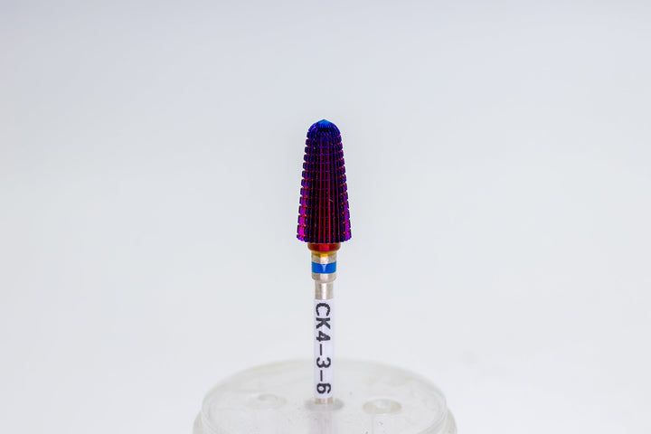 Coated Tungsten Carbide Nail Drill Bit CK4 - 3 - 6 Medium, head size 6.5x14mm - U - tools