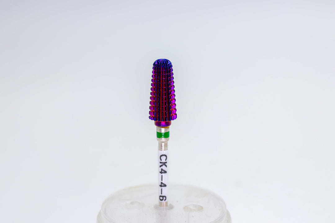 Coated Tungsten Carbide Nail Drill Bit CK4 - 4 - 6 Coarse, head size 6.5x14mm - U - tools